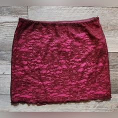 Nwt Forever 21 Big Girls Burgundy Lace Mini Skirt. Size 11/12 Waist Length: 12.5 Inches Length 13.5 Inches Orange Floral Skirt, Pink Denim Skirt, Girls Denim Skirts, Lace Mini Skirt, Gingham Skirt, Skirts For Kids, Burgundy Lace, Forever 21 Skirts, Cargo Skirt