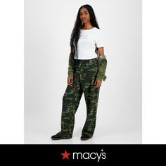 in stock Cargo Sweatpants, Green Camo, The Label, Camo, Wide Leg, Pick Up, Sweatpants, In Store, Buy Online