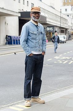 Jason Jules, Red Wing Style, Rider Jacket, Denim Street Style, Wing Boots, Gentlemen Wear, Fashionable Men, Red Wing Boots, Denim Outfits