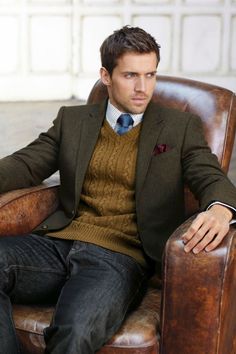 Andrew Cooper, Herren Style, Vintage Hipster, Man Sitting