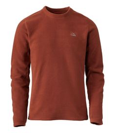 the men's crew neck sweater in rust