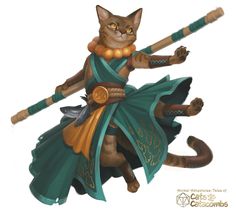 Monk Dnd, Dnd Races, Fantasy Races, Cat Character, Dungeons And Dragons Characters, Character Design Animation, Dnd Characters, Creature Design, Character Portraits