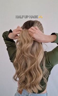 In this hair tutorial, I’m going to show you a gorgeous half-up hairstyle. If you’re on the lookout for hair styling inspiration, you’ve come to the right place. Pink Hair Highlights, Best Hair Brush, Up Hairdos, Half Ponytail, Dress Alterations, Styling Inspiration, Hair Detangler, Half Up Hair, Shirt Dress Casual