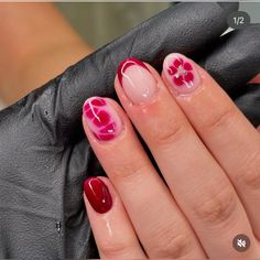 Xs Gel X Nails, Gel Nail Inspiration Short, Short Nails Red Design, Short Nails Biab, Pink Red Nail Art, Gel Nails Inspo Short, Red Biab Nails, Shirt Nail Ideas, Short Pretty Nails