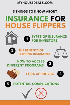 an info sheet describing the different types of house flippers and how to use them