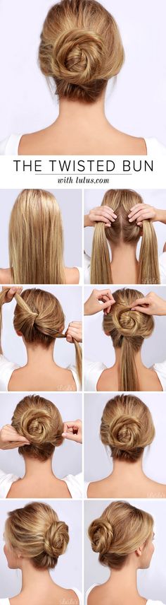 9 Chignons Faciles et Rapides à Faire (Tuto) Chignon Simple, Bun Easy, Wedding Day Hairstyles, Messy Hairstyle, Messy Bun Tutorial, Awesome Hairstyles, Lazy Hairstyles, Twist Bun, Hair Bun Tutorial