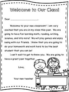 a welcome card for 2nd grade students