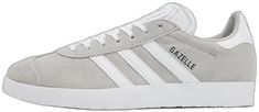 Gray Three Stripes Sneakers For Streetwear, Adidas Gray Sneakers With Three Stripes, Adidas Gray Sneakers With Three Stripes Branding, Casual Gray Sneakers With Three Stripes Branding, Adidas Gazelle Grey, Adidas Originals Gazelle, Grey Suede, Elevate Your Look, Adidas Gazelle