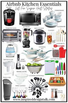 an image of kitchen essentials poster