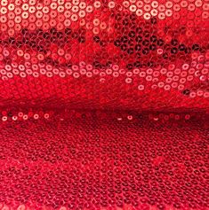 "Red Sequin Fabric, 5mm Full Sequins on Mesh Fabric, Red Sequins Sewed on Fabric for Party, Red Sequin Dress, Christmas Decor by the Yard Sequin fabric is one of the most popular trendy choice. Perfect Party dress fabric for any occasion Great for making Photo Backdrop, Curtain, Cushion, Table Decoration, and even dress 1 Yard with approx. 50-52\" manufacturing width. Note: Multiple yardages will come in one piece. The color in the picture might be different from the actual color. If you are int Red Fitted Sequin Fabric For Festive Occasions, Fitted Red Sequin Fabric For Festive Occasions, Red Sequin Fabric For Festive Party Season, Red Sequin Fabric For Wedding And Party Season, Red Sequin Fabric For Holiday Parties, Disney Bows, Red Sequin Dress, Fabric Red, Dress Christmas