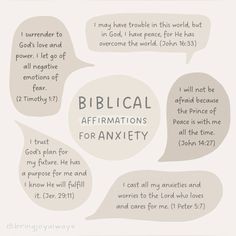 the words biblical affirmations are written in two different languages, and each one has