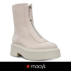 in stock Beige Boots With Zipper Closure And Round Toe, Trendy Spring Moto Boots With Zipper Closure, Spring Boots With Zipper Closure And Round Toe, Spring High Ankle Boots With Zipper Closure, Casual Platform Boots With Zipper For Spring, Beige Ankle-high Boots With Zipper Closure, Spring Suede Boots With Zipper Closure, Suede Boots With Zipper Closure For Spring, Beige Boots With Zipper Closure For Fall