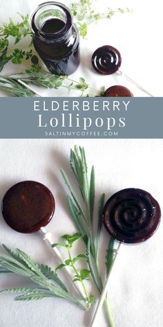 elderberry lollipops are an easy and delicious treat