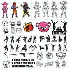 cartoon character stickers for kids and adults