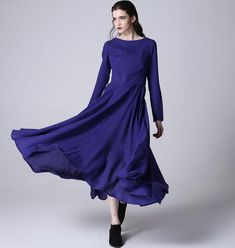 warm dress, dark gray dress, wool dress, fitted dress, long dress, eve – xiaolizi Long Sleeve Pleated Midi Dress For Winter, Pleated Long Sleeve Midi Dress For Winter, Winter Pleated Long Sleeve Midi Dress, Formal Long Sleeve Wool Midi Dress, Wool Midi Dress With Long Sleeves For Fall, Wool Long Sleeve Midi Dress For Fall, Fall Long Sleeve Wool Midi Dress, Fall Wool Midi Dress With Long Sleeves, Wool Long Sleeve Midi Dress For Spring