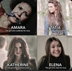 four different girls with the same name on their faces and one saying that they love