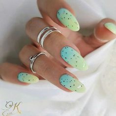 Make Nails, Hippie Nails, Almond Acrylic Nails, Spring Nail Art, Easter Nails, Short Acrylic Nails Designs, Spring Nail, Fancy Nails