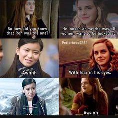 the many faces of girls in harry potter