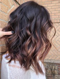 Full Highlight, Baylage Hair, Brunette Ombre, Brunette Balayage Hair, Ombré Hair, Balayage Brunette, Hair Color And Cut, Dark Brown Hair, Brunette Hair