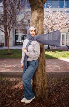 A girl with a hijab blowing in the wind Chiffon Fabric, Beautiful People, Fabric