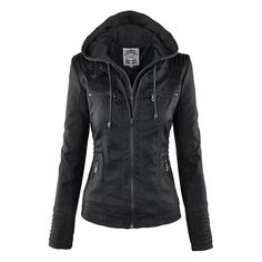 Product Description     Item Type: Jacket  Material: Faux Leather, Polyester  Style: Casual  Closure Type: Zipper  Gender: Women  Package Includes: 1 x Pc     Load More Images                                                           VIVINCH 5-POINT HAPPINESS CHECKLIST    FREE shipping provided and it’s not a fake promise. Secured payments via PayPal® Money Back Guarantee Support delivered 24/7 Order tracking at every stage.     We use encrypted SSL certificates for 100% security.            —————–      Click “Add To Cart” To Order The Product Now!   Limited Quantity – Will Sell Out Fast! Faux Leather Jacket Women, Gothic Jackets, Black Outerwear, Pu Jacket, Faux Leather Coat, Leather Jacket With Hood, Pu Leather Jacket, Leather Jacket Style, Basic Jackets