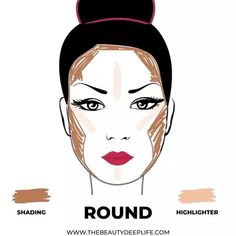 Finallylearn how to contour your face correctly with expert tips from a makeup artisttaking you from novice to a complete contour PRO Contour A Round Face, Contour For Round Face, How To Contour Your Face, Face Contouring Makeup, Contour And Highlight, How To Contour, Slimmer Face, Makeup Artist Tips