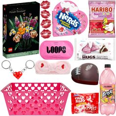 valentine's day gift ideas for her, including candy, candies and more