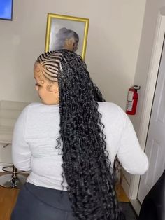 Wig Hairstyles Butterfly Braid, Butterfly Braid Wig Install, Body Wave Wig With Butterfly Braid, Cornrows With Box Braids, Latest Hair Braids, Protective Braids, Cornrow Braids, Locs Styles, Latest Hair