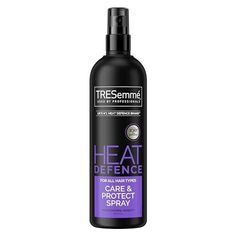 TRESemmé Care & Protect Heat Defence Spray 300 ml Offering up to 230°C heat protection*, TRESemmé Care & Protect Heat Defence Spray helps protect your hair from damage whilst drying and styling your hair The professional-quality formula of TRESemmé’s heat protect spray seals in shine and helps prevent hair from becoming brittle and dull This heat protection spray for hair reduces breakage by up to 82% with continued use*** Our hair care experts are at the forefront of science and safety – every ingredient is carefully selected to ensure your hair receives the best possible care For soft, shiny results, spray the heat protectant evenly through damp hair, use a brush to pull hair straight and blow-dry from roots to ends With TRESemmé professional hair care products, you can create your perso Tresemme Hairspray, Beauty Wishlist, Hair Care Products Professional