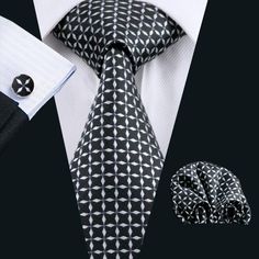 High Quality & Affordable Men's Tie, 100% Silk Tie and Discount Cheap Necktie,Free shipping. Men's fashion tie set. Best selling. More popular ties. Black Necktie, Mens Silk Ties, Business Party, Tie Length, Fathers Day Sale, Cufflink Set, Men's Tie, Wedding Ties, Tie Styles