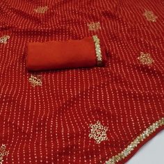 Red colored saree is prettified with beautiful printed with sequins embroidered lace border work as shown which makes it appear classy. This saree is made of georgette fabric which is accompanied with banglori silk blouse piece which you can customise as per your design/style. Women can buy this saree to wear for their festive and functions. Note:- The actual product may differ slightly in color and design from the one illustrated in the images when compared with computer or mobile screen. Measu Saree With Lace Border, Mobile Screen, Georgette Saree, Georgette Fabric, Lace Border, Georgette Sarees, Embroidered Lace, Style Women, Blouse Piece