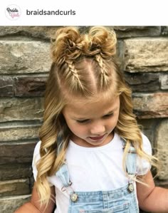 Picture Day Hair, Easy Little Girl Hairstyles, Girl Hair Dos, Girls Hairstyles Easy, Birthday Hairstyles, Beach Wave Hair, Hairstyles For Girls, Toddler Hairstyles Girl