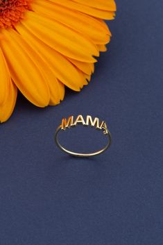 10 14k 18 Solid Gold Simple Mama Ring, Dainty Gold Mother Ring, Mothers Day Gift Jewelry, Handmade Mother Ring Mom Birthday Stacking Ring Gift Mother's Day Gift Collection Products are perfect choice for a Christmas, Mother's Day, birthday, wedding, anniversary, gift. It's a good way to show appreciation to your mom, wife, or grandmother Also, a special treat just for yourself. FEATURES * Made to order * Solid Gold (real gold, not gold plated or gold filled material) * Gold Karat: 10K (417) - 14 Mama Ring, Mother Ring, Mother Rings, Ring Dainty, Gift Jewelry, Mom Birthday, Stacking Ring, Gift Collections, Etsy Fashion