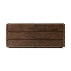 the sideboard is made from wood and has three drawers