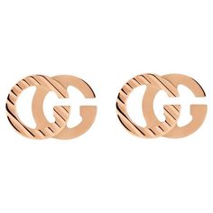 Gucci GG Running 18ct Rose Gold Stud Earrings YBD652219003 Featuring the iconic double G motif, these Gucci Running G 18ct rose gold earrings makes a bold statement, perfect for adding style to your everyday look. Dimensions: 7mm. This item will arrive beautifully packaged in a unique Gucci presentation box. Rose Gold Earrings Studs, Rose Gold Studs, Rose Gold Earrings, Gold Studs, Gold Earrings Studs, Jewelry Earrings Studs, Everyday Look, Or Rose, Gold Earrings