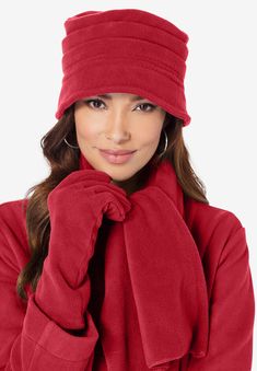 The wear-all-winter accessory in cozy and soft fleece, this is the one hat you'll reach for when the temperature drops. It's versatile and matches our Platinum Credit Card, Fleece Hat, Tunic Tank Tops, Lightweight Scarf, Fleece Coat, Current Fashion Trends, Womens Fleece, Winter Essentials, Rain Wear