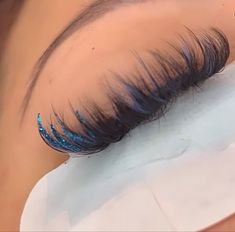 Lashes Extensions With Color, Pink Lash Extensions Styles, Sparkly Lash Extensions, Mega Volume Lash Extensions With Color, Lash Extensions Styles With Color, Glitter Eyelash Extensions, Glitter Lashes