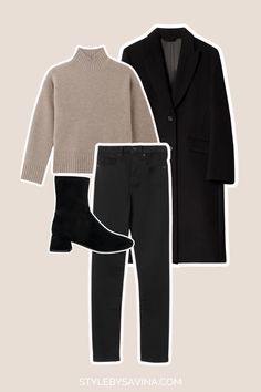 winter capsule wardrobe outfits What To Wear In Winter, Neutral Winter Outfit, Korean Winter Outfits