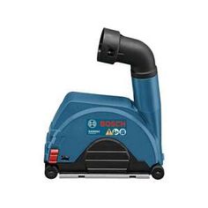 a blue and black blow dryer sitting on top of a white background with the words bosch