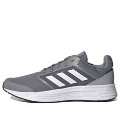 Adidas Galaxy 5 Shoes 'Grey / Halo Silver' H04593 (SNKR/Light/Low Top/Breathable) Adidas Galaxy 5, Marathon Running Shoes, Marathon Running, Fashion Performance, Running Shoes Sneakers, Sneaker Collection, Stylish Sneakers, Perfect Pair, Your Perfect