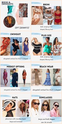 Soft Dramatic Kibbe Romantic Essence, Kibbe Romantic Swimwear, Soft Dramatic Beach, Soft Dramatic Spring Outfits, Soft Dramatic Athleisure, T Silhouette Fashion, Flamboyant Natural Outfit Ideas, Soft Dramatic Swimsuit, Soft Dramatic Natural Essence