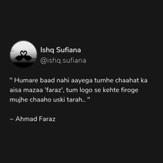 a black and white photo with the words ishq sufrana on it