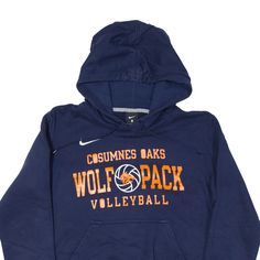 Item is in good used condition. >Size: M >Armpit To Armpit: 21" >Armpit To Cuff: 20" >Collar To Hem: 22" Usa Hoodie, Blue Pullover, Wolf Pack, Wholesale Shoes, Russell Athletic, Beauty Bag, Cardigan Coat, Active Wear Tops