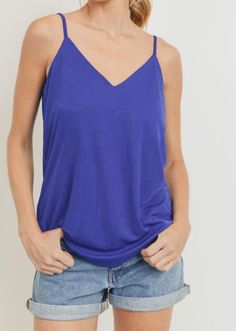 Flowy Tank Top Royal Blue Sky V, Flowy Tank Tops, Flowy Tank, Online Tops, Cami Tops, Summer Wardrobe, Chambray, The Sky, Warm Weather