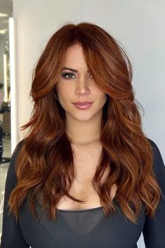 15 Cute Fall Hairstyles for 2023: Embrace the Season with Style Copper Hair Medium Skin, Mahogany Copper Hair Color, Copper Hair Olive Skin, Copper Hair On Olive Skin, Copper Hair Olive Skin Tone, Bronze Hair Color Copper, Red Hair For Olive Skin Tone, Cowboy Cooper, Cowboy Copper Hair Brunette