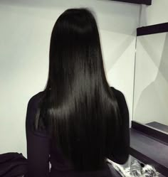 Silky Black Hair, Soft Black Hair, Dark Black Hair