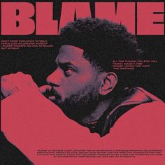 Bryson tiller blame poster coverart colourway Bryson Tiller Aesthetic, Bryson Tiller Lyrics, Hip Hop Poster, Bryson Tiller, Avatar The Last Airbender Art, Graphic Design Poster, Room Posters, Avatar The Last Airbender, Typography Poster