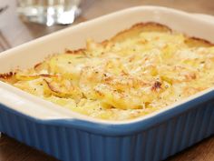 Potato Gratin Easy, Vegan Vegetable Recipes, Homemade Potato Soup, Potato Gratin, Healthy Veggies, Easy Casserole Recipes, Eat Smart, Easy Casserole, Chicken Dinner Recipes