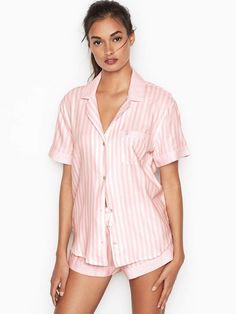 Victoria Secret Pyjamas, Pajamas For Teens, Gizele Oliveira, Pijamas Women, Silk Clothes, Victoria Secret Pajamas, Best Pajamas, Pajamas Comfy, Trendy Swimwear