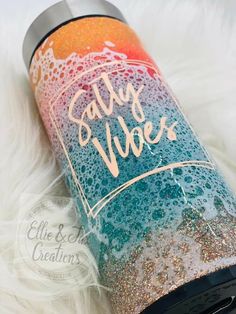 this is an image of a water bottle with the words love and wine on it